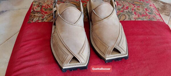 Peshawari Pazwar Chapal Nubuck Leather